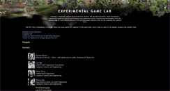 Desktop Screenshot of experimentalgamelab.net